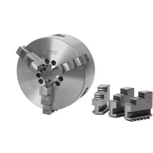 Uchwyt tokarski trójszczękowy mocowanie centralne Ø 160 mm Camlock DIN ISO 702-2 nr 4, Optimum, kod: 3442761 - 2