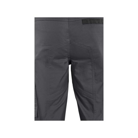 Męskie spodnie robocze z trwałego elastycznego materiału CXS Solis Flex Canis  wariant skrócony rozmiar 170-176 cm kolor szaro-czarne - 4
