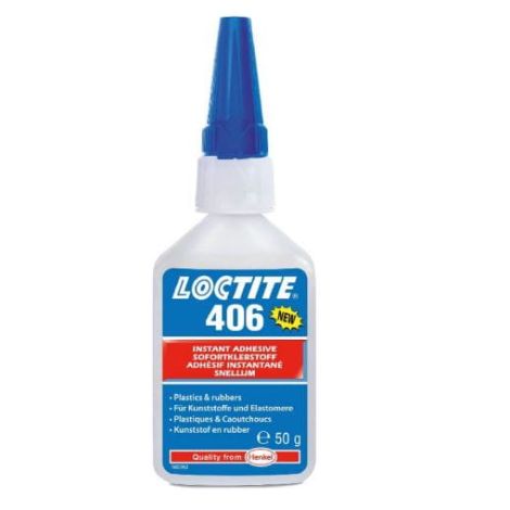 Loctite 406 50 g klej cyjanoakrylowy błyskawiczny do tworzyw sztucznych i gumy kod: 1925295