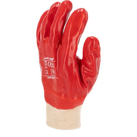 Rękawice powlekane PVC 1 para czerwone Lahti Pro L2401 10