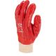 Rękawice powlekane PVC 1 para czerwone Lahti Pro L2401 10 - 2