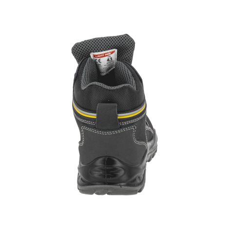 Trzewiki robocze nubukowe ze stalowym podnoskiem czarne S3 SRC Lahti Pro L30113 - 5