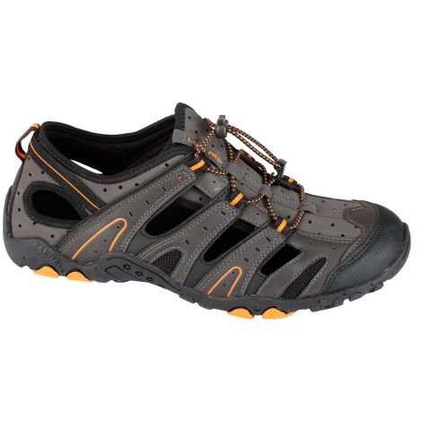Sandały robocze trekkingowe lekkie przewiewne czarno-pomarańczowe Lahti Pro L30610 - 2