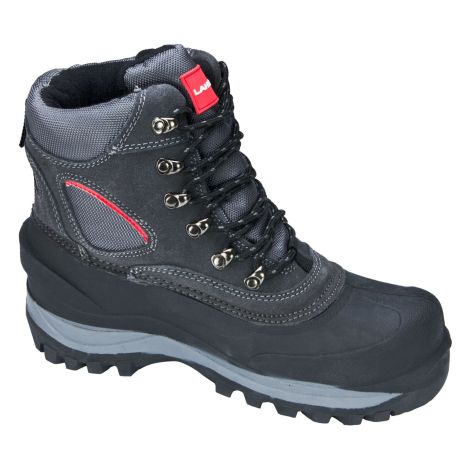 Śniegowce buty zimowe wysokie z futerkiem szaro-czerwone OXFORD Lahti Pro L30801 - 2