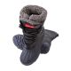 Śniegowce buty zimowe wysokie z futerkiem ze skóry syntetycznej czarno-szare Lahti Pro L30802 - 2