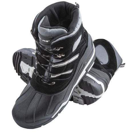 Śniegowce buty zimowe zamszowe czarno-szare OXFORD Lahti Pro L30805