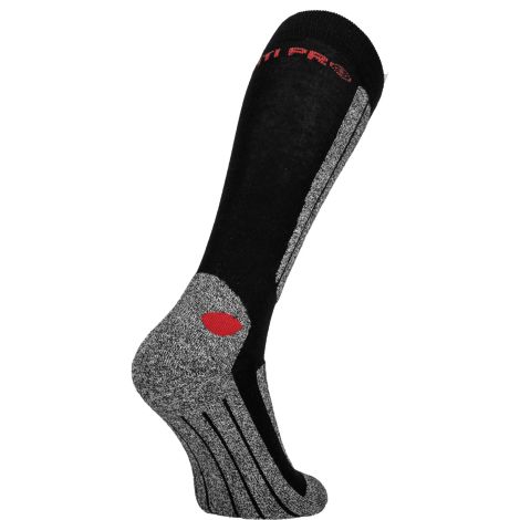 Skarpety termiczne szaro-czerwone Coolmax 1 para Lahti Pro  - 2
