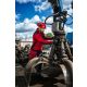 Bluza polarowa robocza ze wzmocnieniami czerwono-czarna ring-spun L40115 - 5