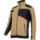 Bluza polarowa robocza ze wzmocnieniami beżowo-czarna ring-spun L40119 - 2