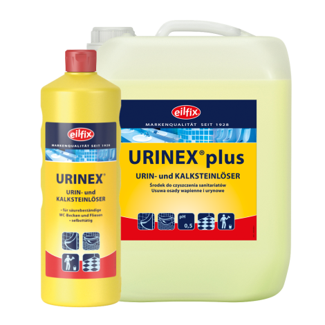 Urinex Plus płyn do usuwania osadów wapiennych i urynowych - 1l Eilfix kod: 206/plus1