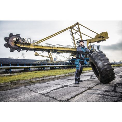 Bluza robocza z odblaskami turkusowo-szara Lahti Pro L40403 - 3