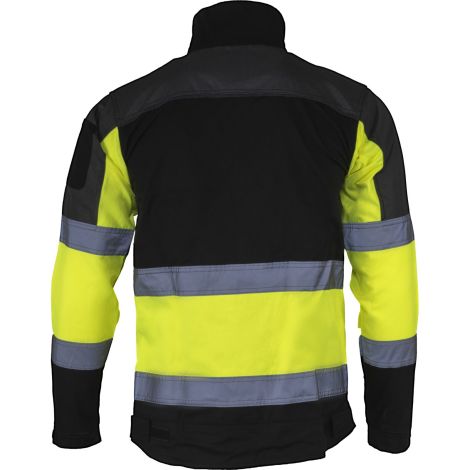 Kurtka robocza ostrzegawcza czarno-żółta slim fit Lahti Pro L40411 - 2