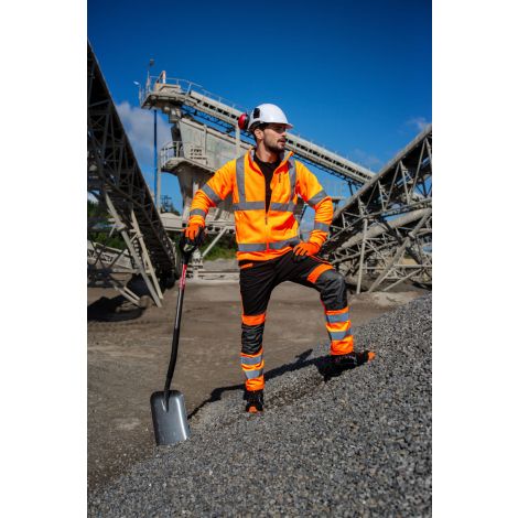 Bluza ostrzegawcza robocza pomarańczowa Lahti Pro L40417 - 3