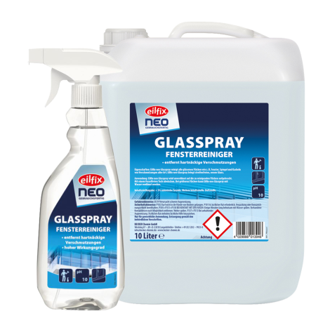 Eilfix NEO Glasspray - Intensywnie działający płyn do czyszczenia szyb i luster 1l Eilfix kod: 515/R1000
