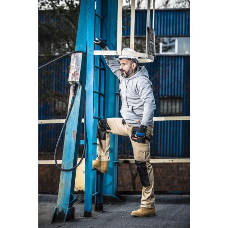Spodnie robocze beżowe 100% bawełniane Lahti Pro L40501 - 4
