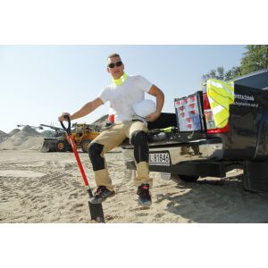 Spodnie robocze beżowe 100% bawełniane Lahti Pro L40501 - 2
