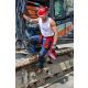 Spodnie jeansowe robocze z dodatkiem stretchu i wzmocnieniami slim fit Lahti Pro L40510 - 8
