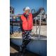 Bojówki spodnie robocze z gumką w pasie moro slim fit Lahti Pro L40514 - 5