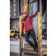 Spodnie jeansowe robocze z dodatkiem stretchu i wzmocnieniami slim fit czarne Lahti Pro L40517 - 3