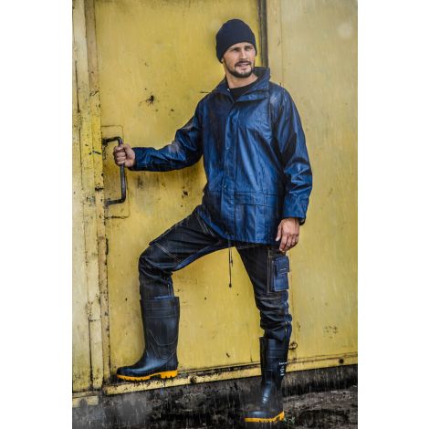 Spodnie robocze jeansowe z gumką w pasie Lahti Pro L40518 - 6