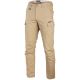 Spodnie bojówki robocze ze wzmocnieniami beżowe slim fit Lahti Pro L40521 - 4