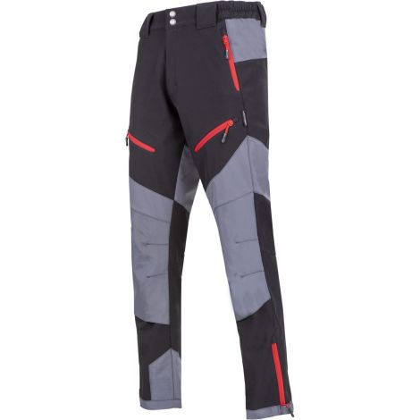 Spodnie robocze softshell z gumką w pasie czarno-szare Lahti Pro L40524