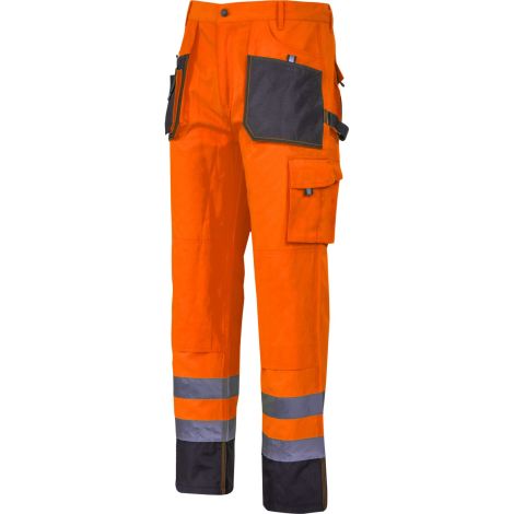 Spodnie robocze ostrzegawcze pomarańczowe Lahti Pro L40526