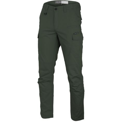 Spodnie bojówki robocze ze wzmocnieniami zielone slim fit Lahti Pro L40534 - 3