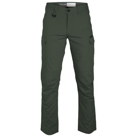 Spodnie bojówki robocze ze wzmocnieniami zielone slim fit Lahti Pro L40534