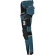Spodnie robocze ze wzmocnieniami turkusowo-czarne slim fit Stretch Line Lahti Pro L40541 - 6