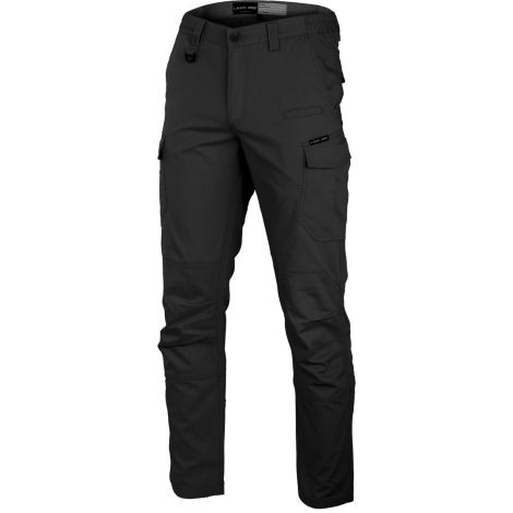 Spodnie bojówki robocze ze wzmocnieniami czarne slim fit Lahti Pro L40546