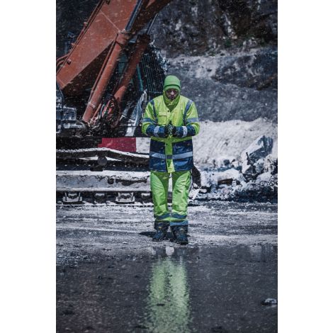 Kurtka robocza ostrzegawcza zimowa żółta Lahti Pro L40907 - 3