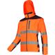 Kurtka robocza ostrzegawcza wodoodporna softshell z odpinanymi rękawami pomarańczowa Lahti Pro L40922 - 2