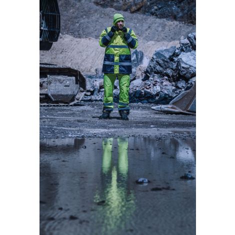 Spodnie robocze ostrzegawcze zimowe żółte Lahti Pro L41002 - 4