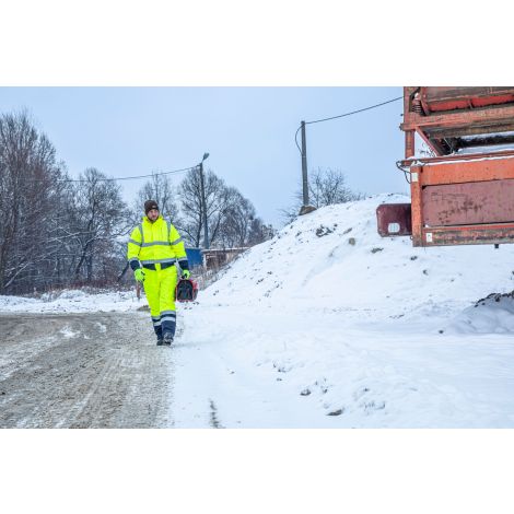 Spodnie robocze ostrzegawcze zimowe żółte Lahti Pro L41002 - 3