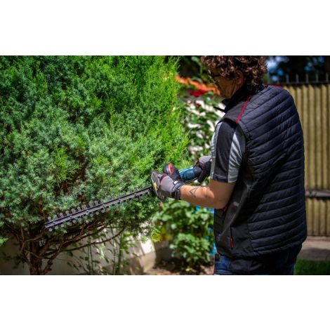 Bezrękawnik ocieplany wodoodporny softshell czarno-czerwony Lahti Pro L41310 - 4
