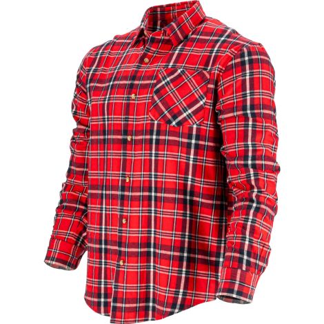 Koszula flanelowa w kratę czerwona Lahti Pro L41803 - 3