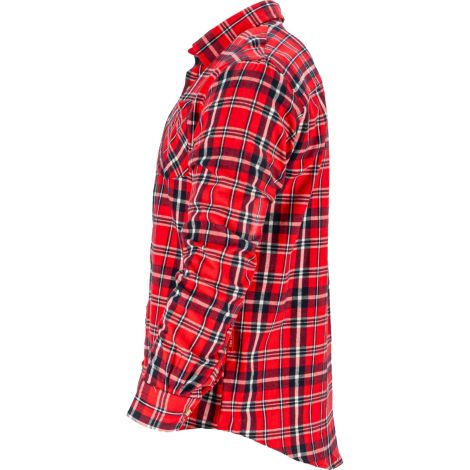 Koszula flanelowa w kratę czerwona Lahti Pro L41803 - 4