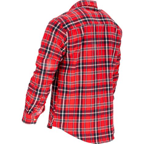 Koszula flanelowa w kratę czerwona Lahti Pro L41803 - 5