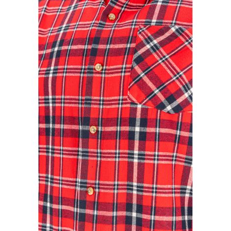 Koszula flanelowa w kratę czerwona Lahti Pro L41803 - 6