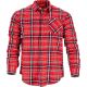 Koszula flanelowa w kratę czerwona Lahti Pro L41803 - 2