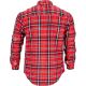 Koszula flanelowa w kratę czerwona Lahti Pro L41803 - 3