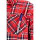 Koszula flanelowa w kratę czerwona Lahti Pro L41803 - 9