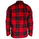 Koszula flanelowa w kratę czerwona Lahti Pro L41809 S - 3