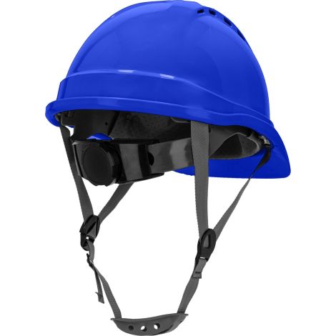 Hełm/kask ochronny wentylowany czteropunktowy regulowany kategoria II Lahti Pro L1041001 niebieski - 2