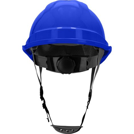 Hełm/kask ochronny wentylowany czteropunktowy regulowany kategoria II Lahti Pro L1041001 niebieski - 5