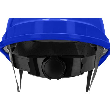 Hełm/kask ochronny wentylowany czteropunktowy regulowany kategoria II Lahti Pro L1041001 niebieski - 6