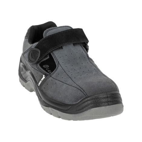 Sandały robocze skórzane z podnoskiem szaro-czarne S1 FO SR Lahti Pro L30618 - 3
