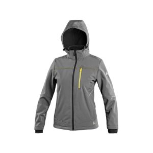Damska kurtka softshell odporna na wiatr i wodę CXS Stretch Canis kolor szary