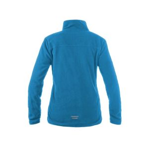 Bluza damska polarowa na zamek CXS Granby Canis kolor niebiesko-cyjanowy - 2